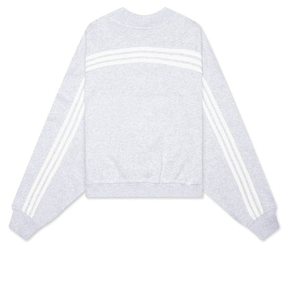 adidas Originals x Bad Bunny Heavy Crew Neck & Hooded Balaclava Sweatshirt - Light Grey Heather