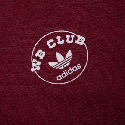 adidas Originals x Wales Bonner Track Hoodie - Collegiate Burgundy