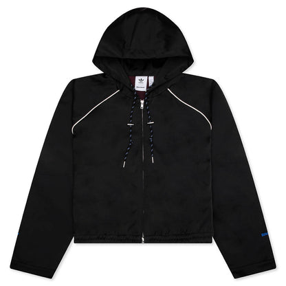 adidas Originals x Wales Bonner Women's Satin Hoodie - Black