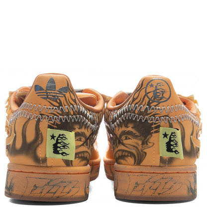 adidas Originals x Hellstar Superstar II 'Creamsicle' - Hazy Orange/Silver Metallic/Core Black