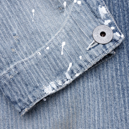 Aged Chore Jacket - Indigo