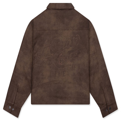 Aged Jacket - Brown