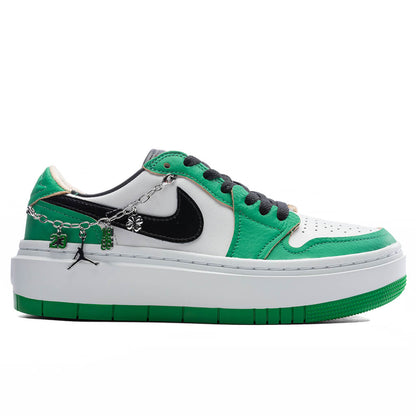Women's Air Jordan 1 Elevate Low SE - Lucky Green/Black/White