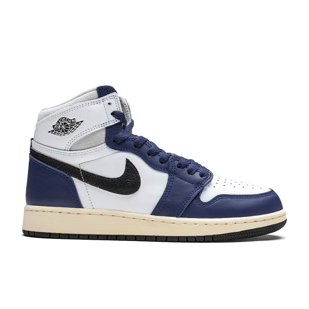 Air Jordan 1 High OG 'Rare Air' (GS) - White/Black/Neutral Grey/Deep Royal Blue