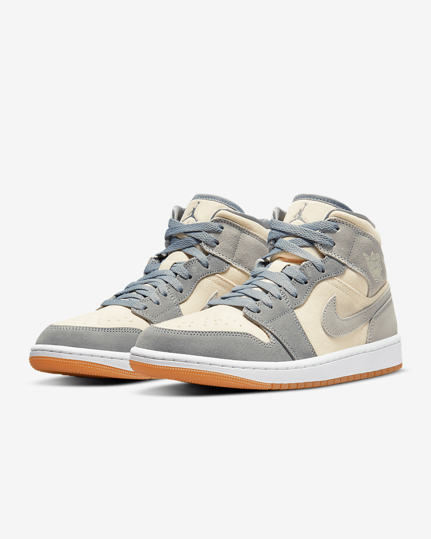 JORDAN 1 MID SE COCONUT MILK PARTICLE GREY GS