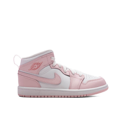 Air Jordan 1 Mid (PS) - Pink Foam/White/Fire Red