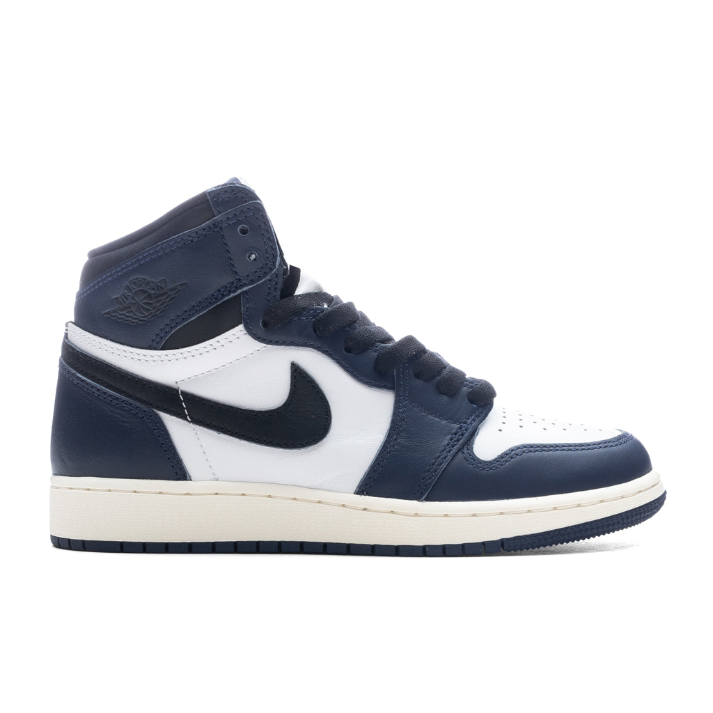 Air Jordan 1 Retro High OG (GS) - Midnight Navy/Black/White