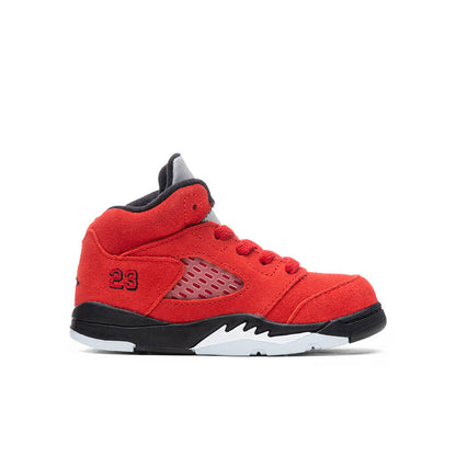 Air Jordan 5 Retro (TD) "Raging Bull" - Varsity Red/Black