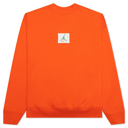 Air Jordan x Titan Women's SP IFC Crew T22 - Safety Orange/Chlorophyll