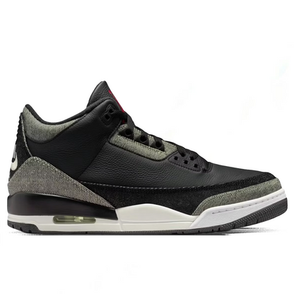 Air Jordan 3 x Levi's 'Black Denim' - Denim/Black/Gym Red/Black/ White