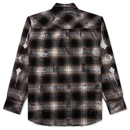 Angels Damaged Shirt - Brown
