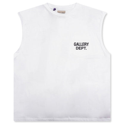 Augi Sleeveless Tee - White