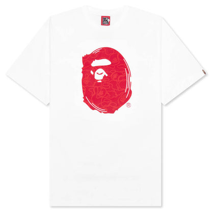Bape 30th Anniversary Tee #1 M - White/Red