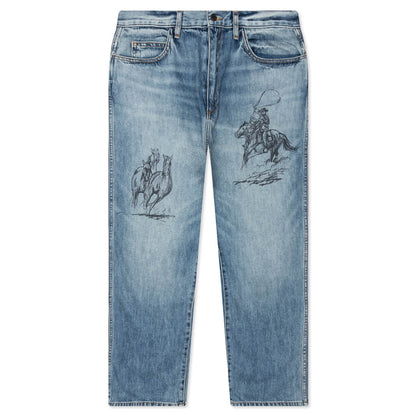 Better Days Straight Leg Jeans - Washed Denim