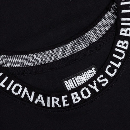 Wrapped S/S Knit Tee - Black