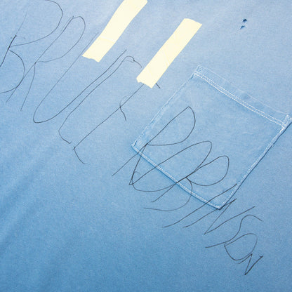 Bruce Pocket Tee - Light Blue