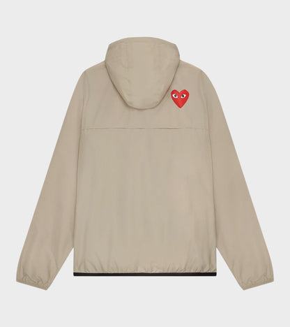 K-WAY Packable Half Zip Anorak Beige