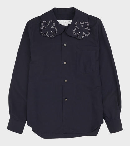 Flower Shirt Navy
