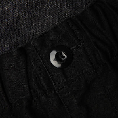 Sweat Pants Combined Cargo Pants - Black