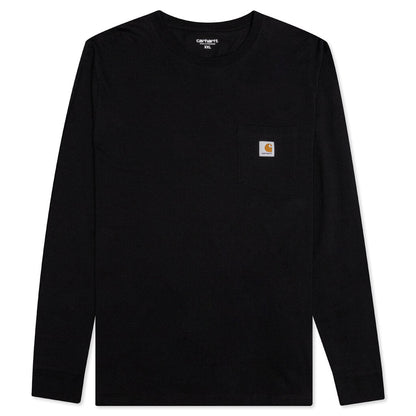 L/S Pocket Tee - Black