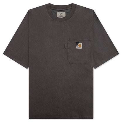 Carhartt WIP x Invincible S/S Pigment Dyed T-Shirt - Soot