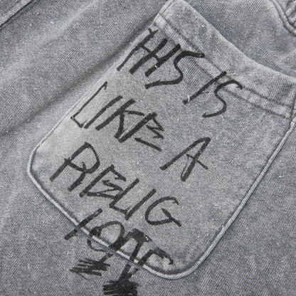 Carrying The Message Sweatshort - Gray