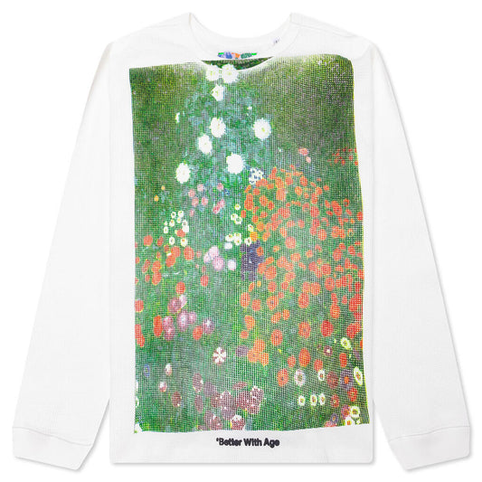 Chamomile Waffle Long Sleeve Shirt - Cream
