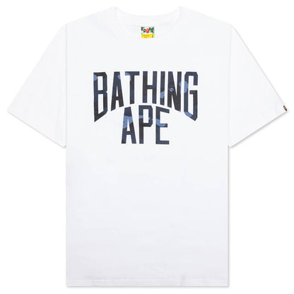 Color Camo Bathing Ape Tee - White