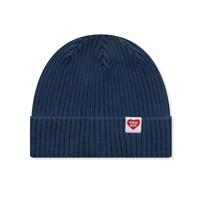 Cotton Rib Beanie - Navy