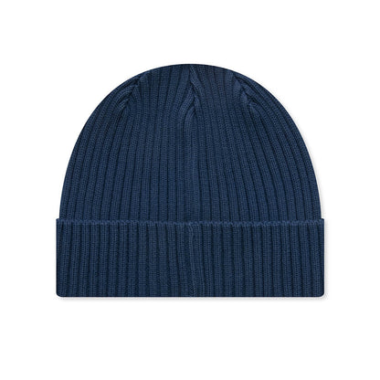 Cotton Rib Beanie - Navy