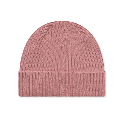 Cotton Rib Beanie - Pink