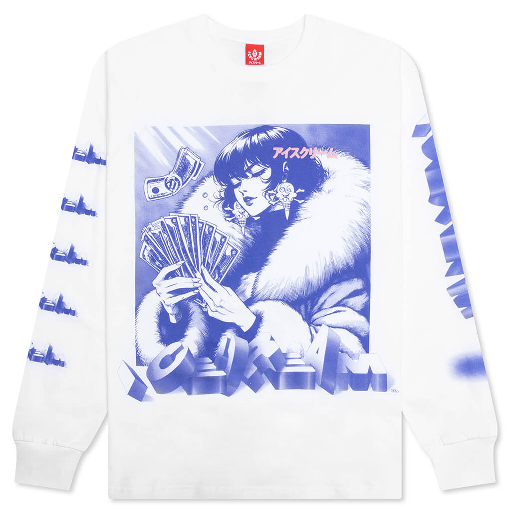 Count Em L/S Knit - White