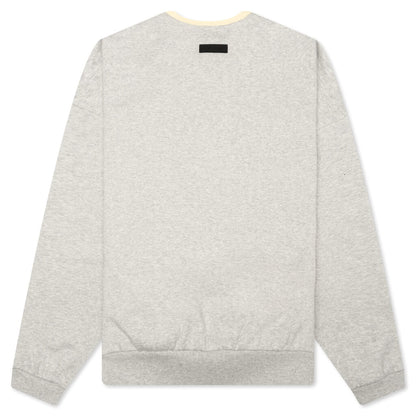 Crewneck Sweater - Light Heather Grey