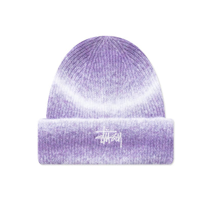 Cuff Basic Striped Beanie - Purple