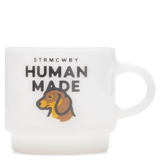 Dachs Glass Mug - White