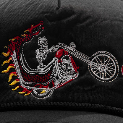 Dragon Chopper Cap - Black