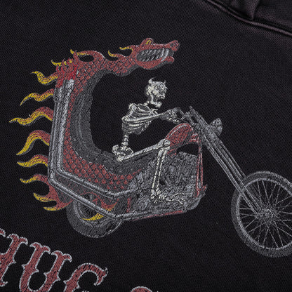 Dragon Chopper Hoodie - Black