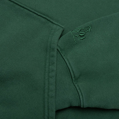 Driftin’ Back Hooded Sweatshirt - Hard Washed Forest Green