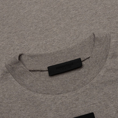 Essentials L/S Tee - Heather Grey
