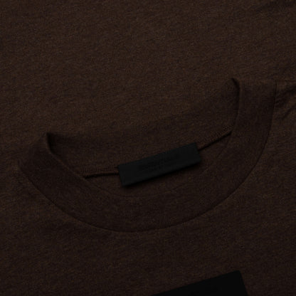 Essentials L/S Tee - Heather Wood