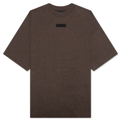 Essentials S/S Tee - Heather Wood
