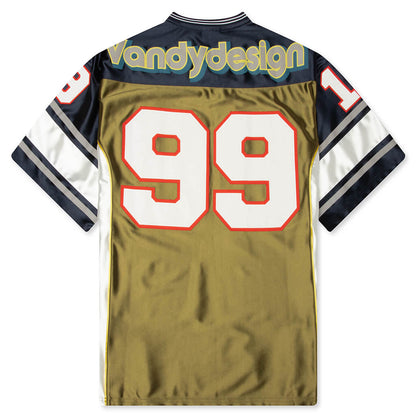 FM Design Football Jersey - Olive/Navy