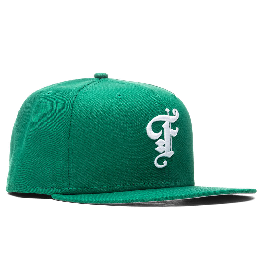 Feature x New Era Old English Fitted Hat - Kelly Green