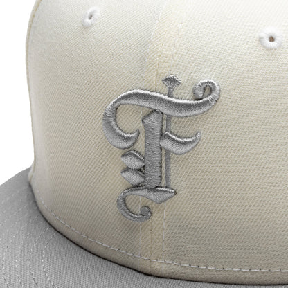 Feature x New Era OE Fitted Cap - Off-White/Grey