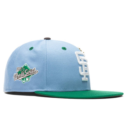 Feature x New Era "Earth" San Francisco Giants Fitted - Birdseye Blue/Kelly Green