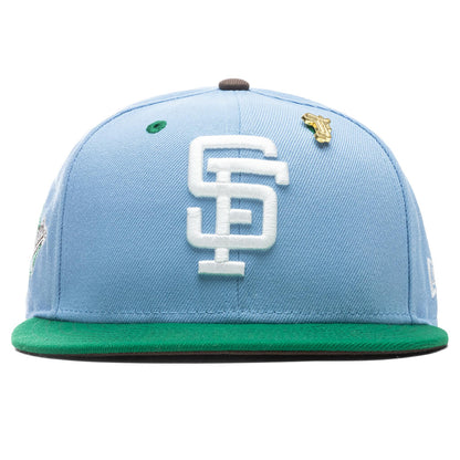 Feature x New Era "Earth" San Francisco Giants Fitted - Birdseye Blue/Kelly Green