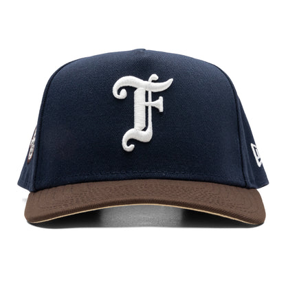 Feature x New Era 9FIFTY A-Frame Old English F Vegas - Night Shift Navy/Walnut