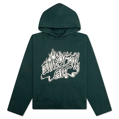 Fire Hoodie - Green