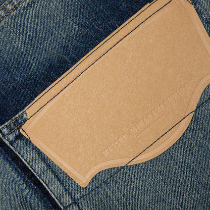 Flare Tapered Jeans - Indigo