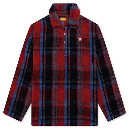 Fleece Pullover - Red